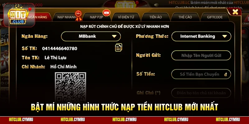 Bật mí những hình thức nạp tiền HitClub mới nhất